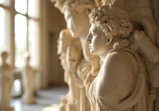 Capolavoro artistico rinascimentale in una galleria romana